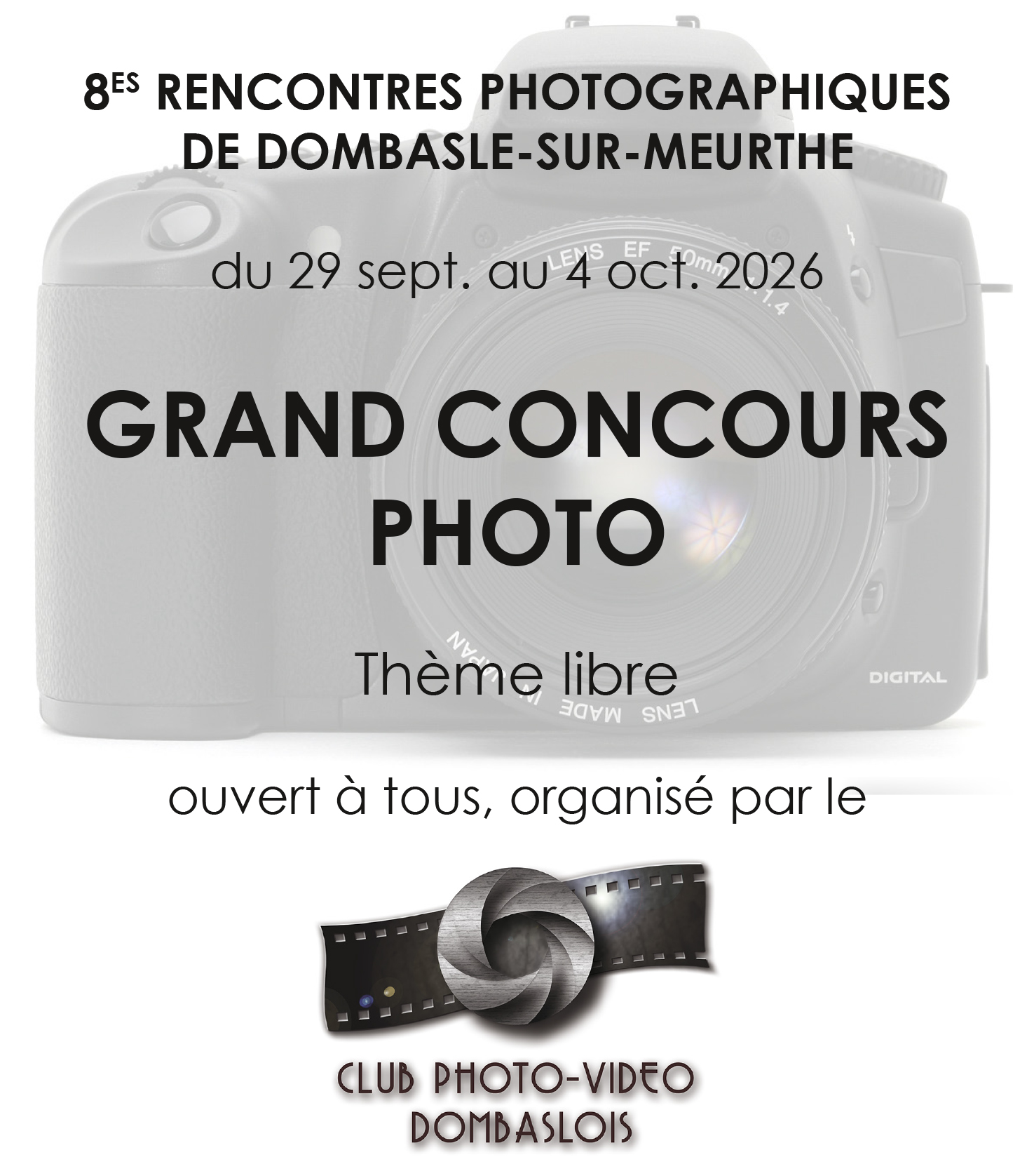 Inscription au concours  photo 2026